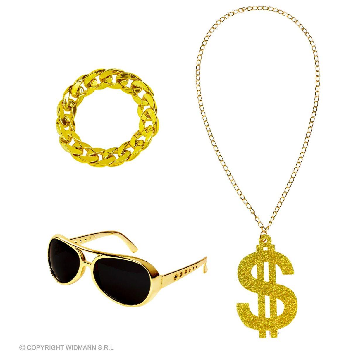 Pappone Con Occhiali Collana E Bracciale |Widmann