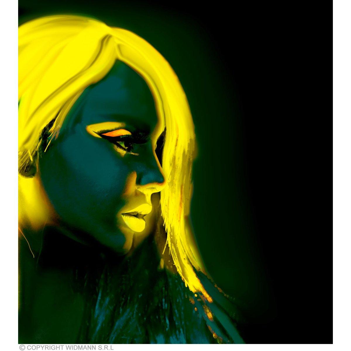 Trucco Crema Tubo Acqua Giallo Fluo Ml.30 |Widmann