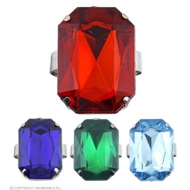 Anello Metallo Oro Con Gemme Colorate 4 Modelli Assortiti |Widmann