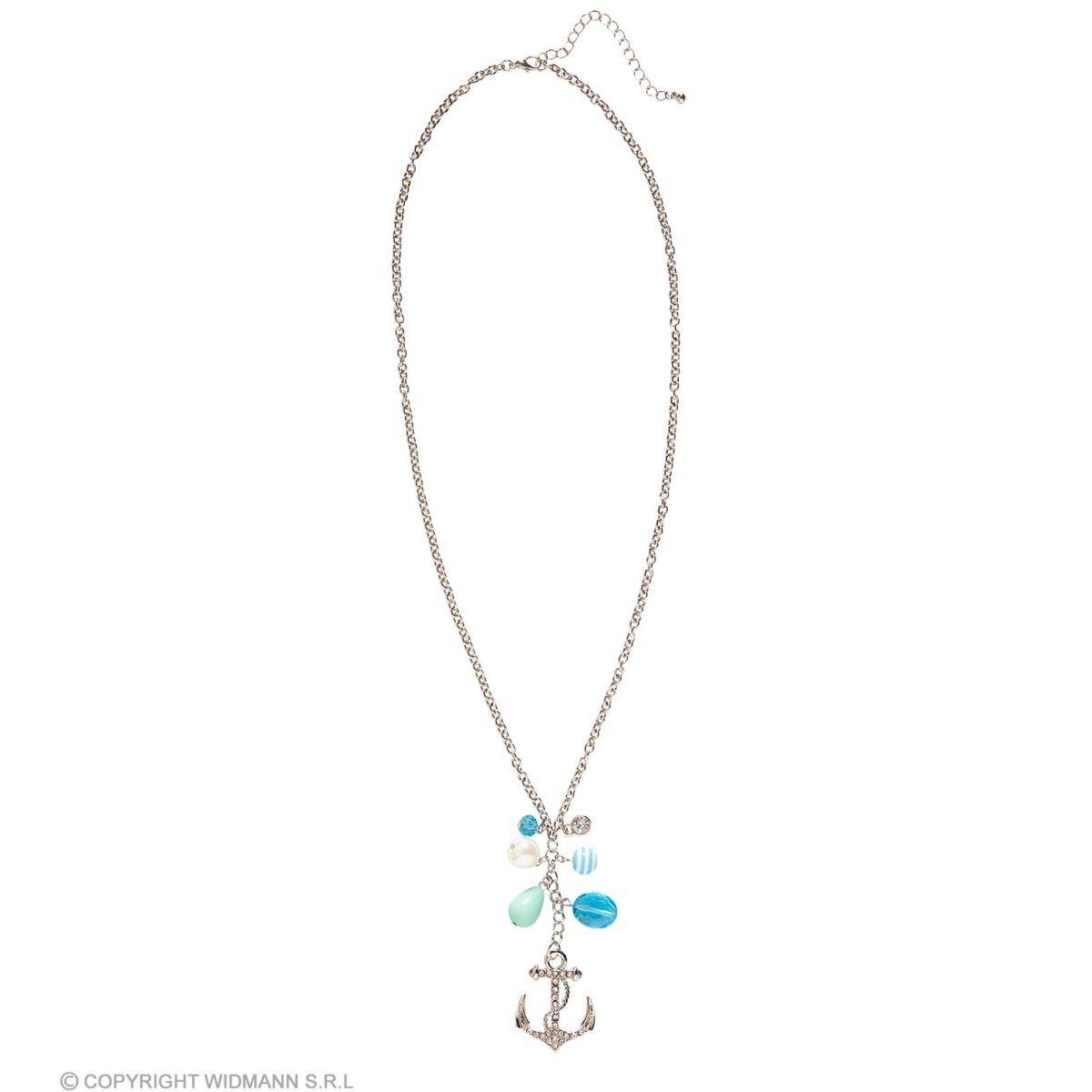 Collana Metallo Con Ancora E Strass |Widmann