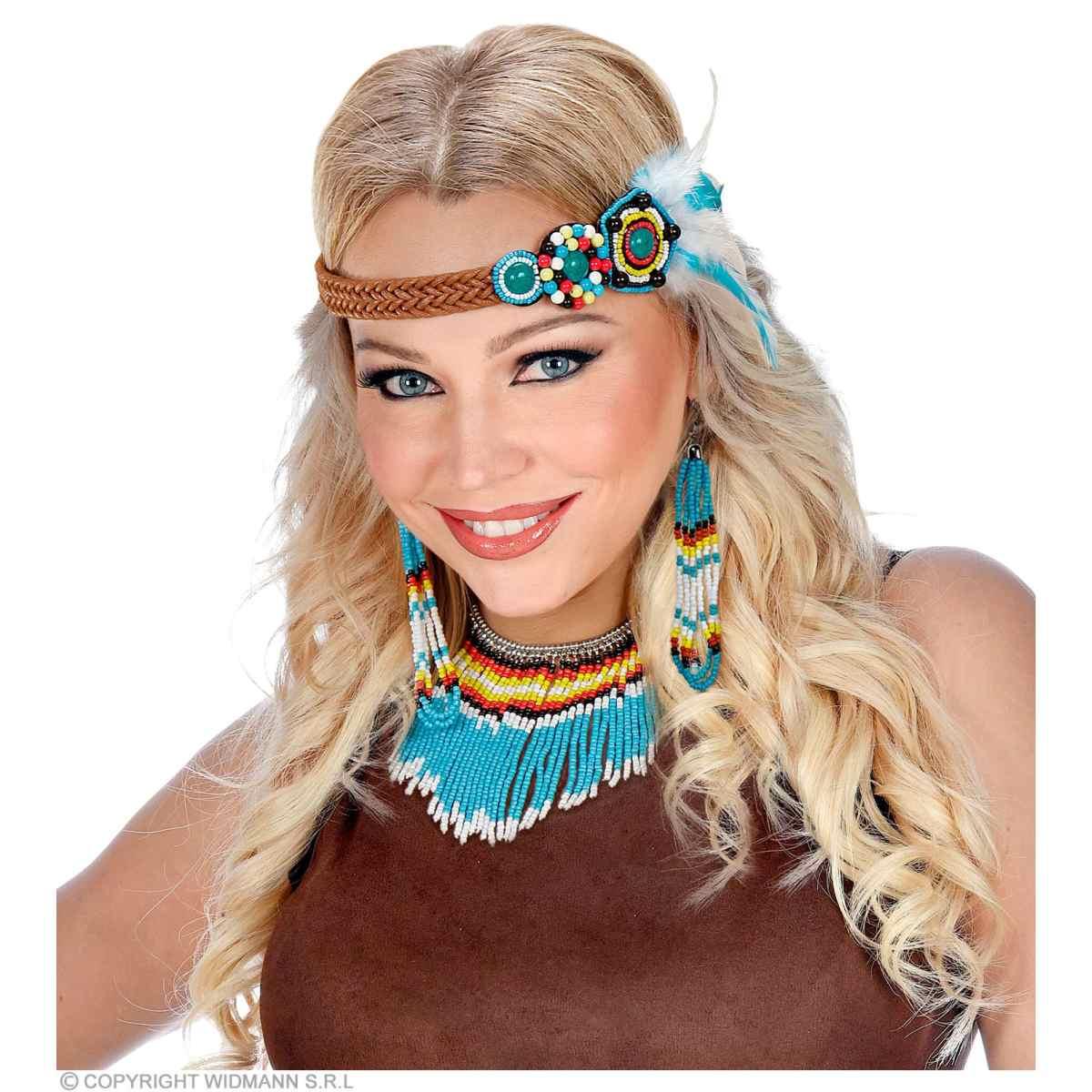 Indiana Con Fascia Orecchini E Collana Set pz.3 |Widmann