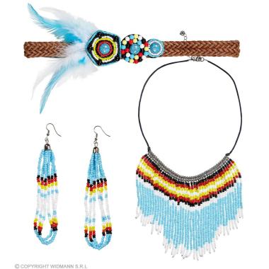 Indiana Con Fascia Orecchini E Collana Set pz.3 |Widmann
