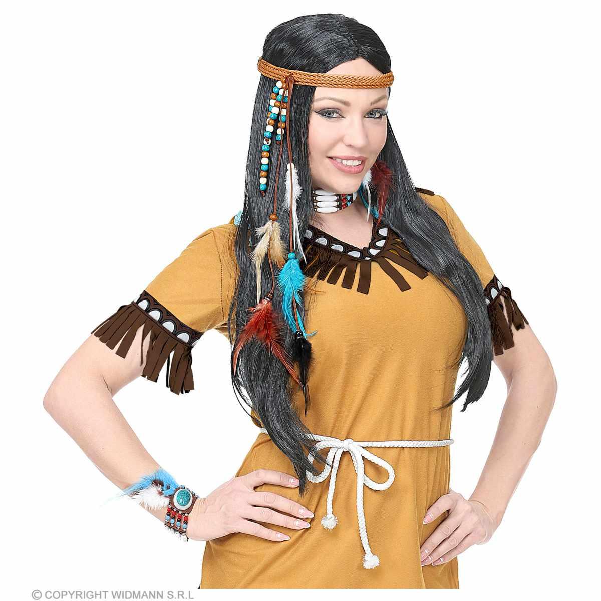 Indiana Con Fascia Orecchini E Collana Bracciale Set pz.4 |Widmann