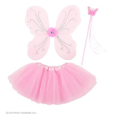 Farfalla rosa 3 pz