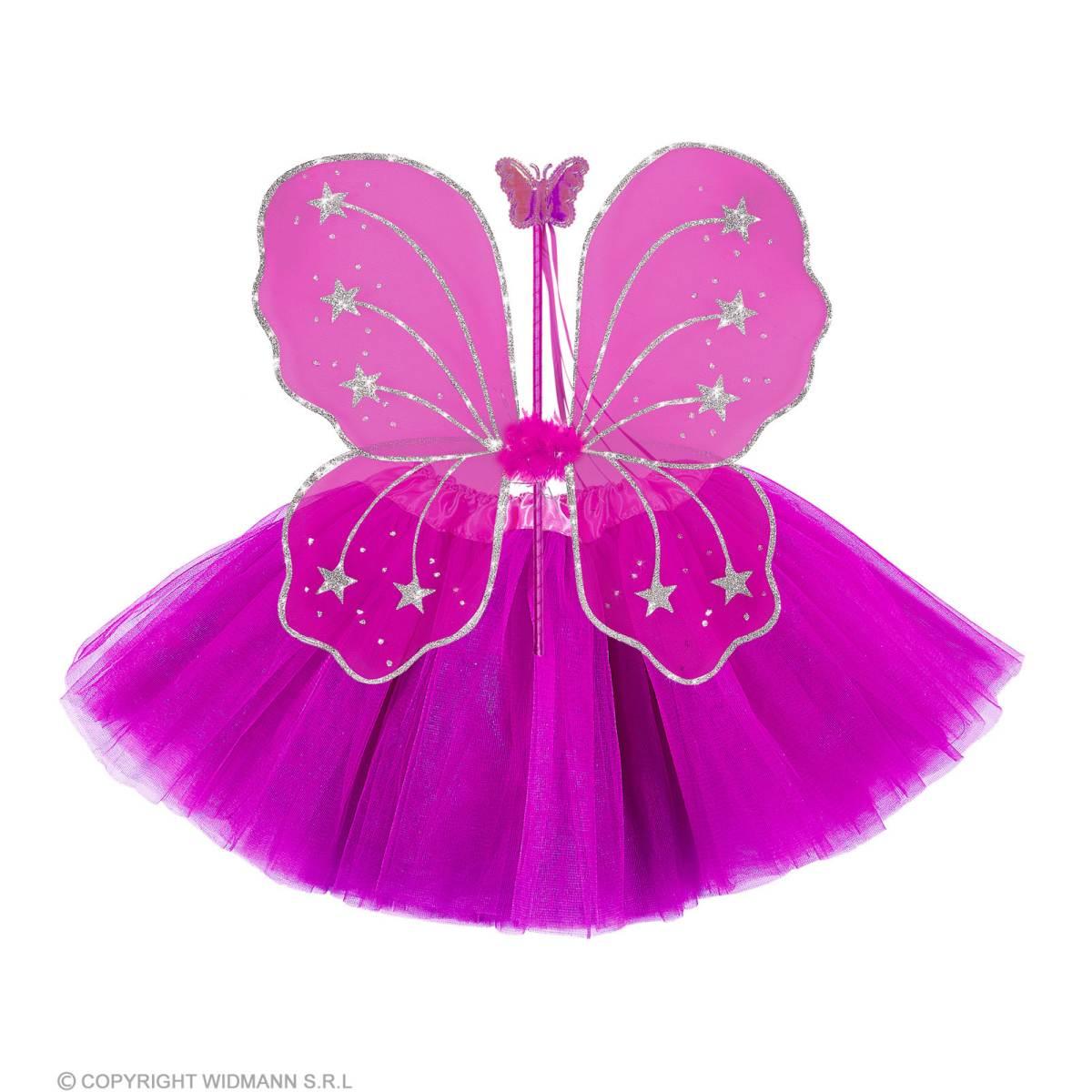 Farfalla rosa 3 pz