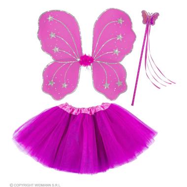 Farfalla rosa 3 pz