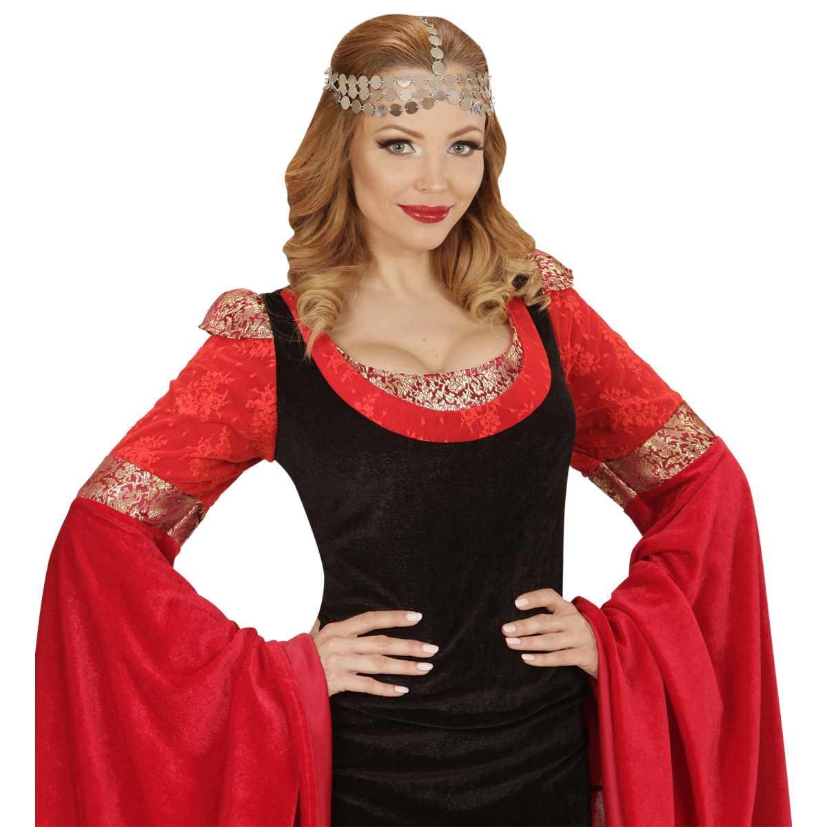 Copricapo Metallo Gitana Argento Con Monete |Widmann