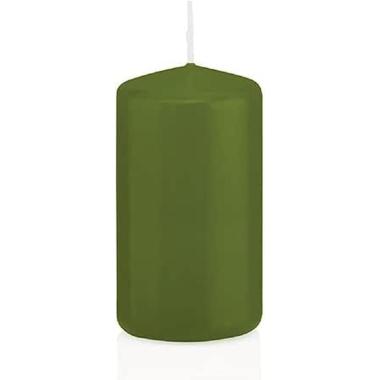 Candela cm.Ø8x15 Cilindrica Verde Oliva | Bizzotto