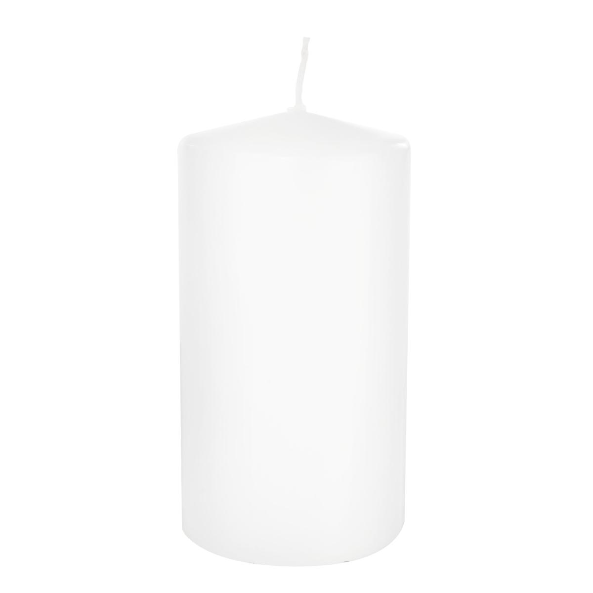 Candela cm.Ø8x15 Cilindrica Bianco | Bizzotto