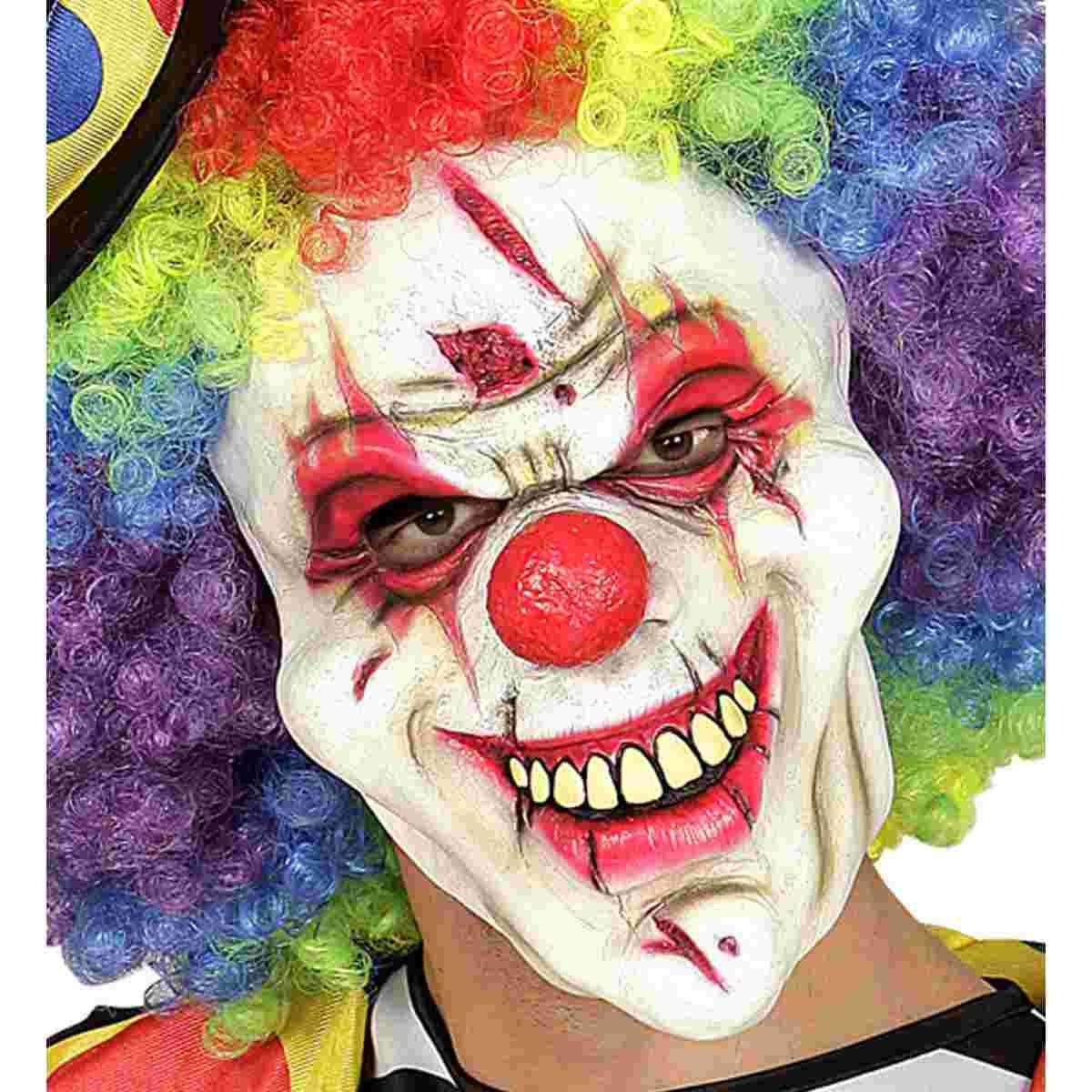 Maschera Viso Lattice Horror Clown Killer |Widmann