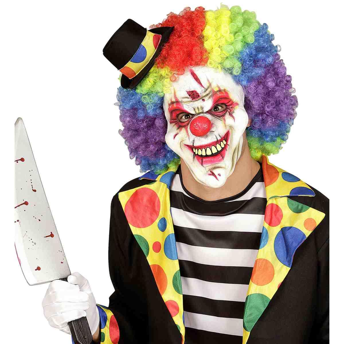 Maschera Viso Lattice Horror Clown Killer |Widmann