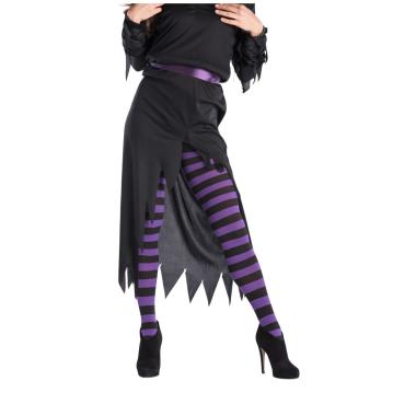 Collant A Righe Nere E Viola |Carnival Toys