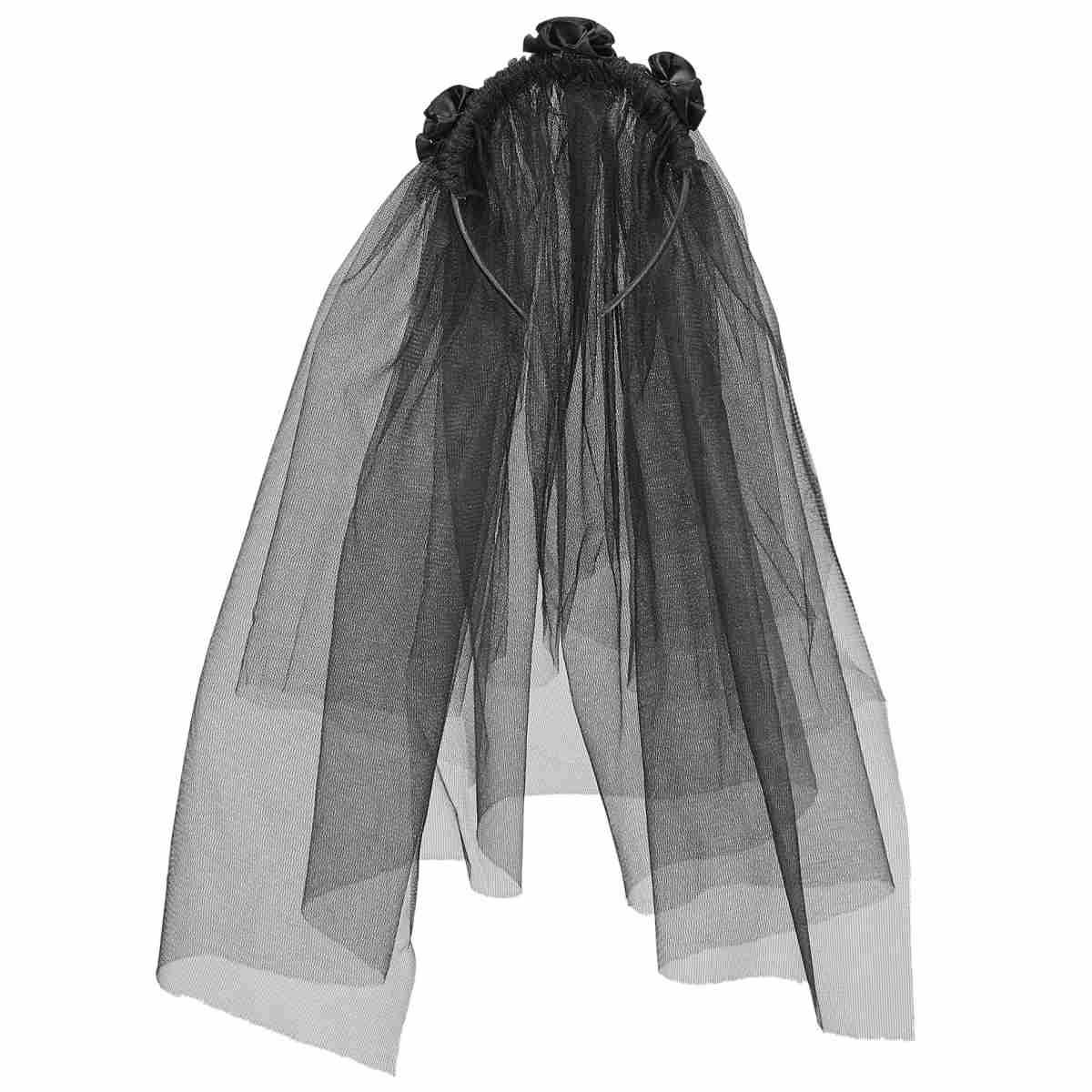 Copricapo Velo Nero Da Vedova |Widmann
