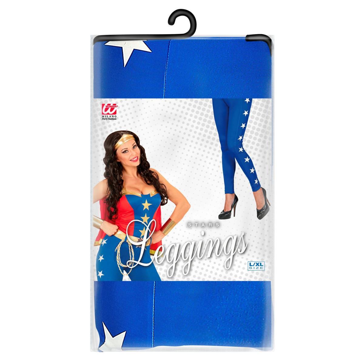 Leggins Blu Con Stelle |Widmann
