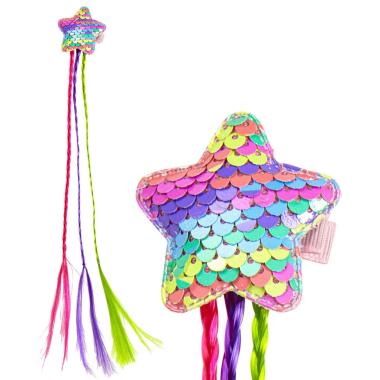 Estensione Capelli Con Stella Paillettes Con Trecce |Widmann