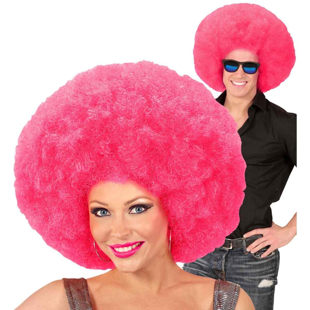 Parrucca Afro Rosa |Widmann