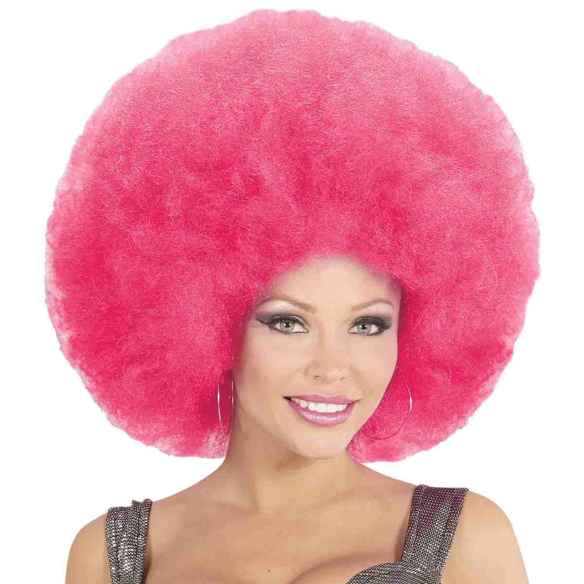 Parrucca Afro Rosa |Widmann