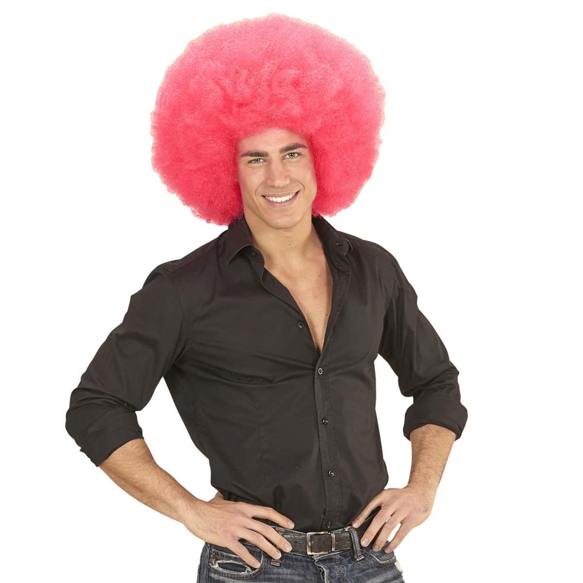 Parrucca Afro Rosa |Widmann