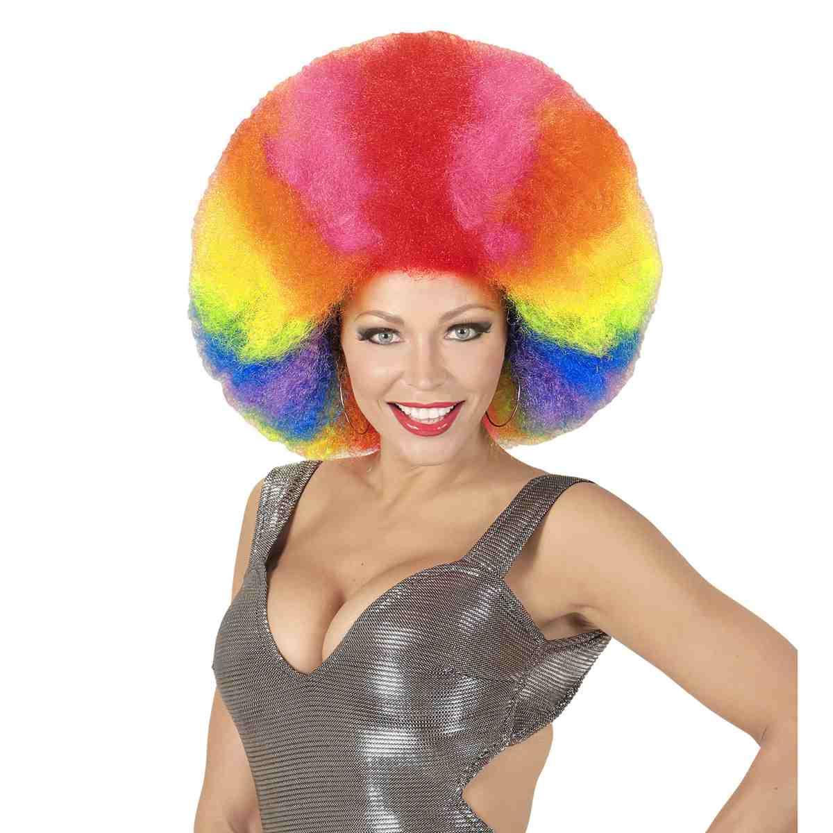 Parrucca Afro Multicolor |Widmann
