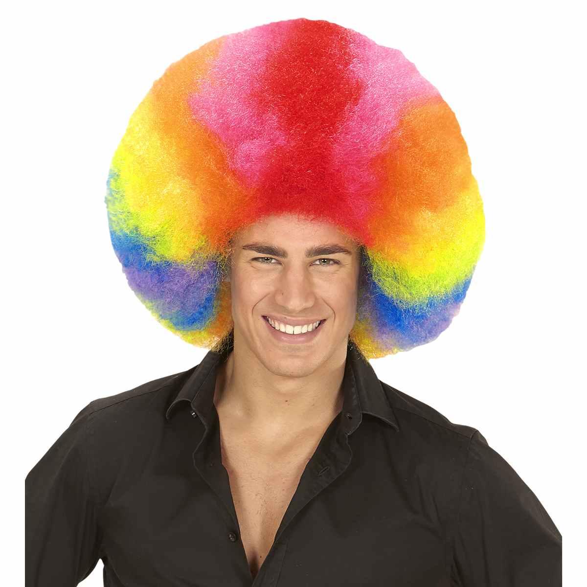 Parrucca Afro Multicolor |Widmann