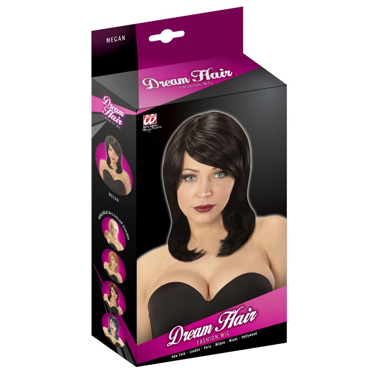 Parrucca Dream Nera Liscia Con Frangia |Widmann