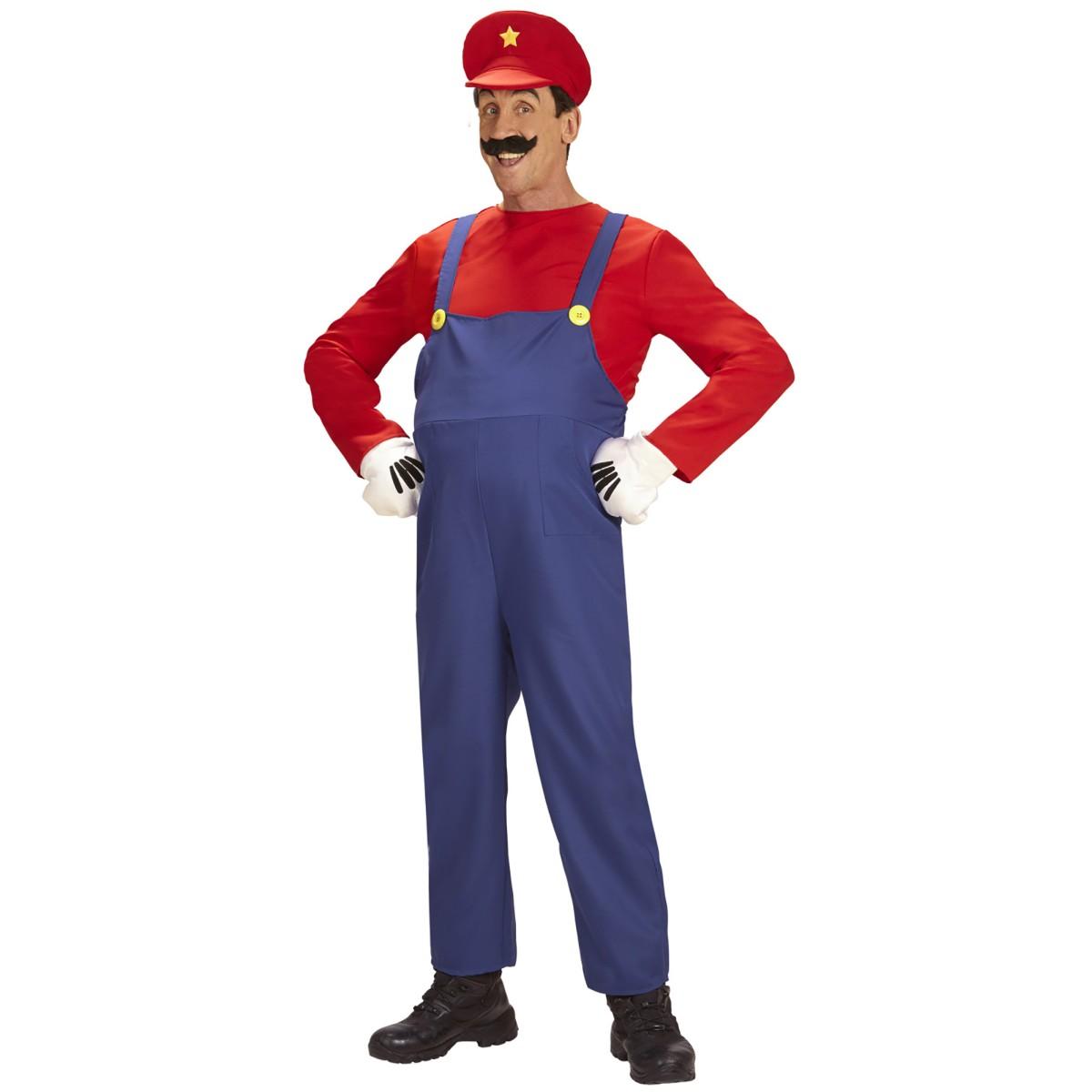 Costume Tuta Idraulico Blu Salopette |Widmann