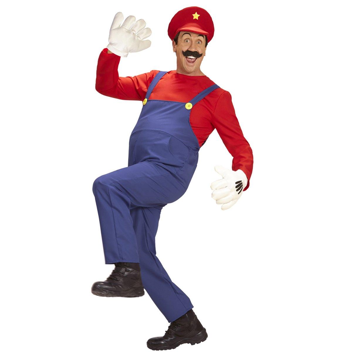 Costume Tuta Idraulico Blu Salopette |Widmann