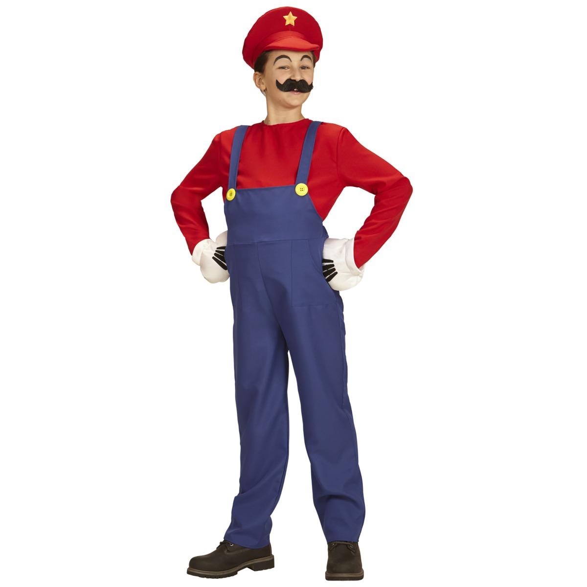 Costume Tuta Idraulico Blu Salopette |Widmann