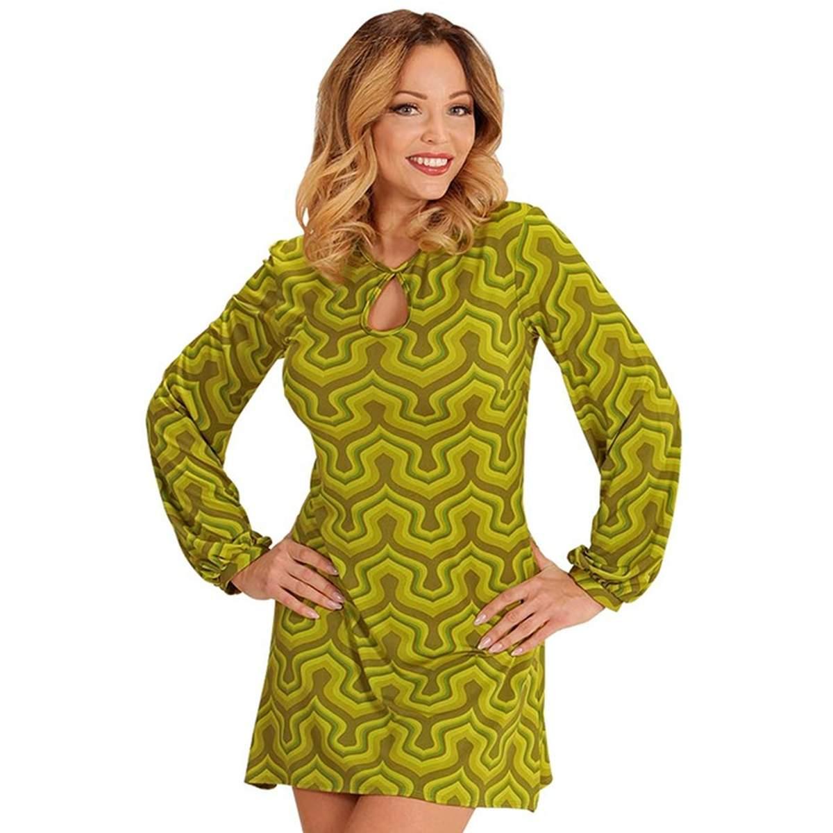 Costume Abito Anni '70/'80 Verde |Widmann