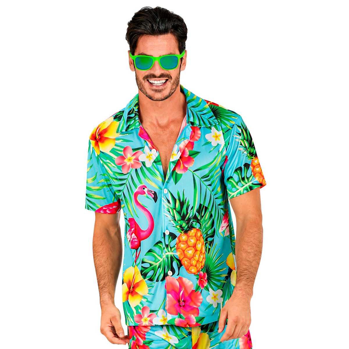Camicia Azzurra Hawaii Summer Party |Widmann