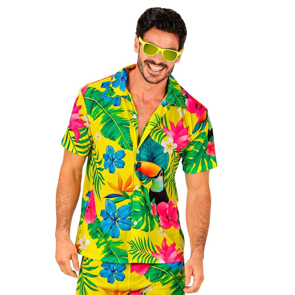 Camicia Gialla Hawaii Summer Party |Widmann