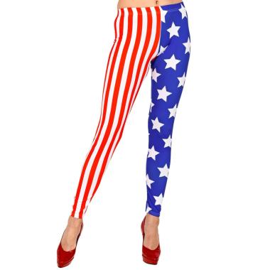 Leggins U.S.A. Con Stelle E Strisce |Widmann