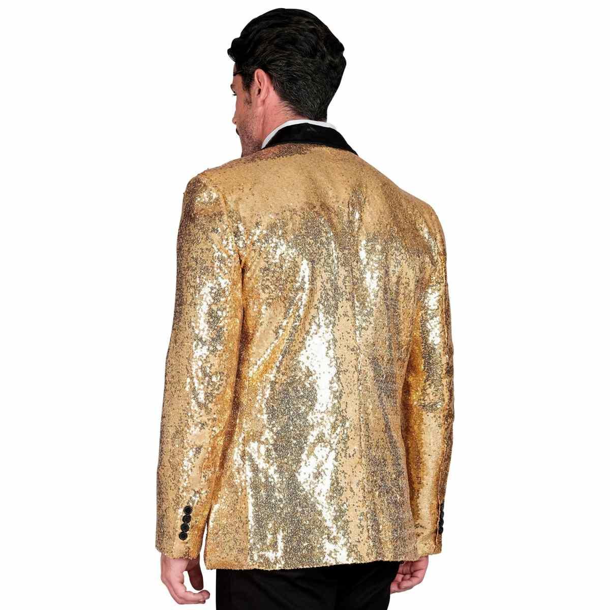 Giacca Oro Paillettes con Bavero |Widmann