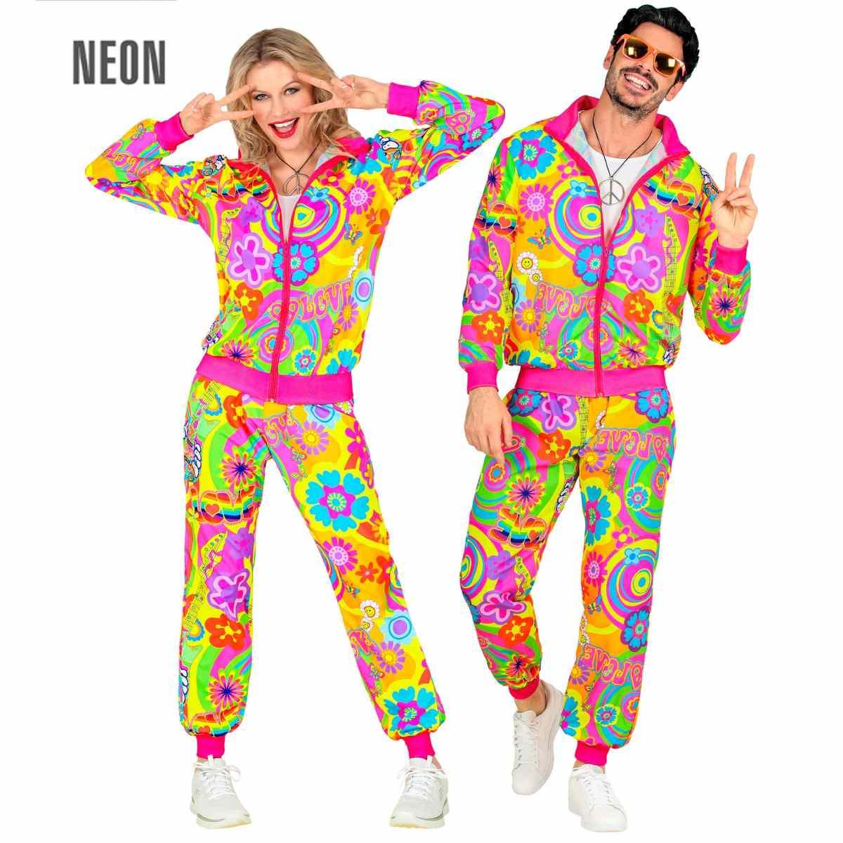 Costume Tuta Anni '80 Hippie |Widmann