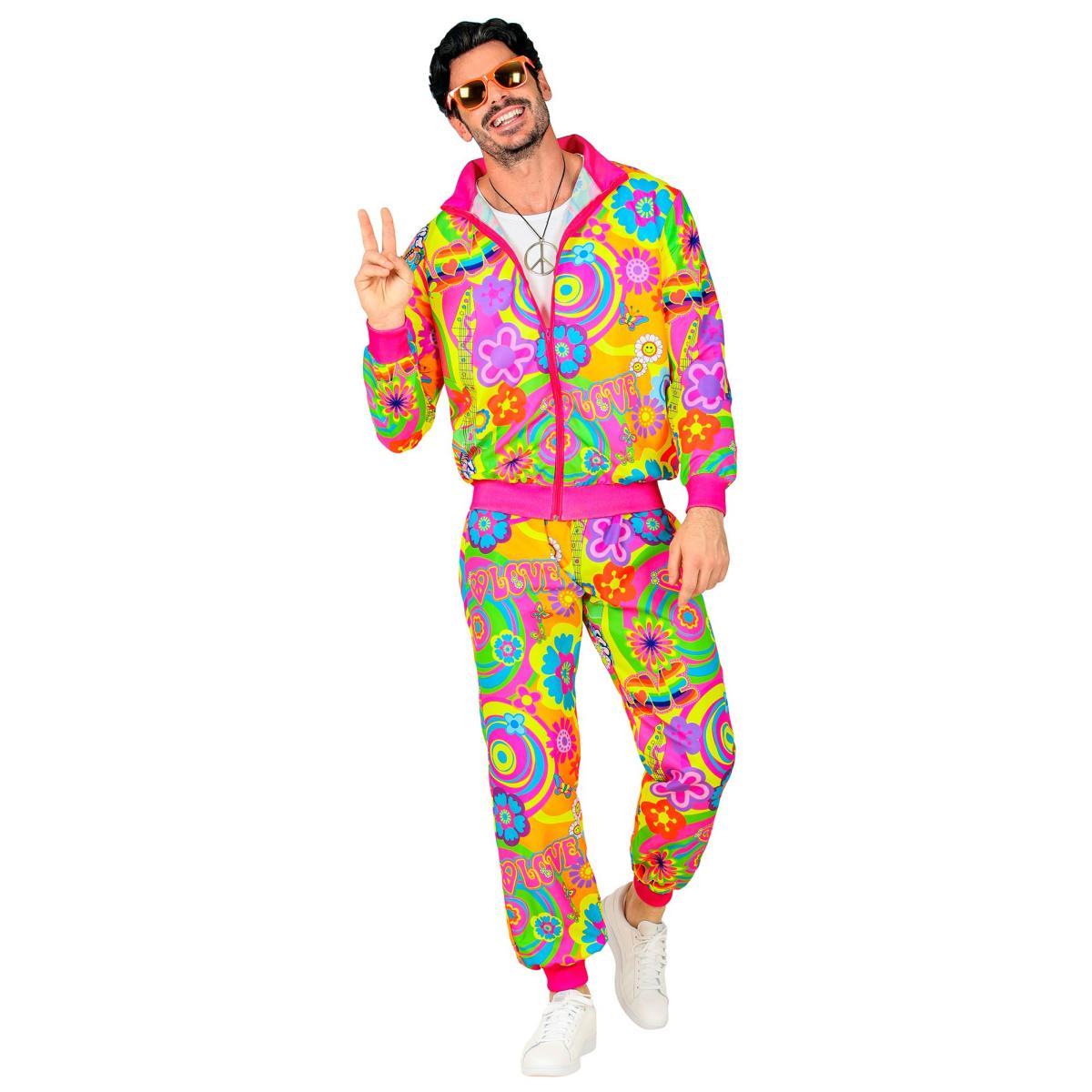 Costume Tuta Anni '80 Hippie |Widmann