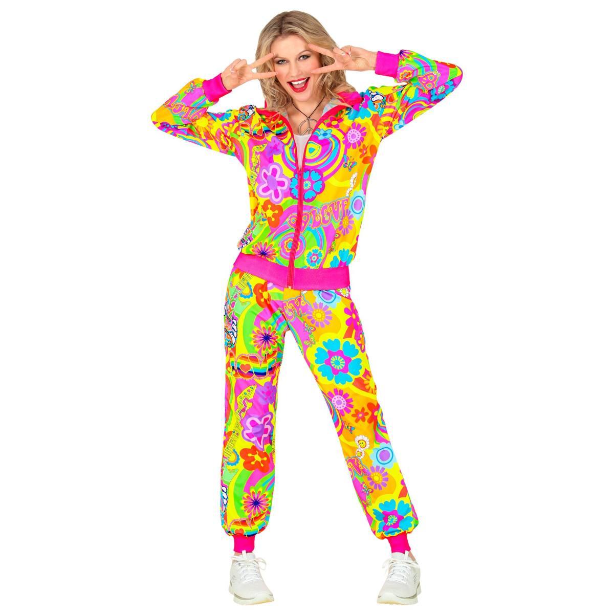 Costume Tuta Anni '80 Hippie |Widmann