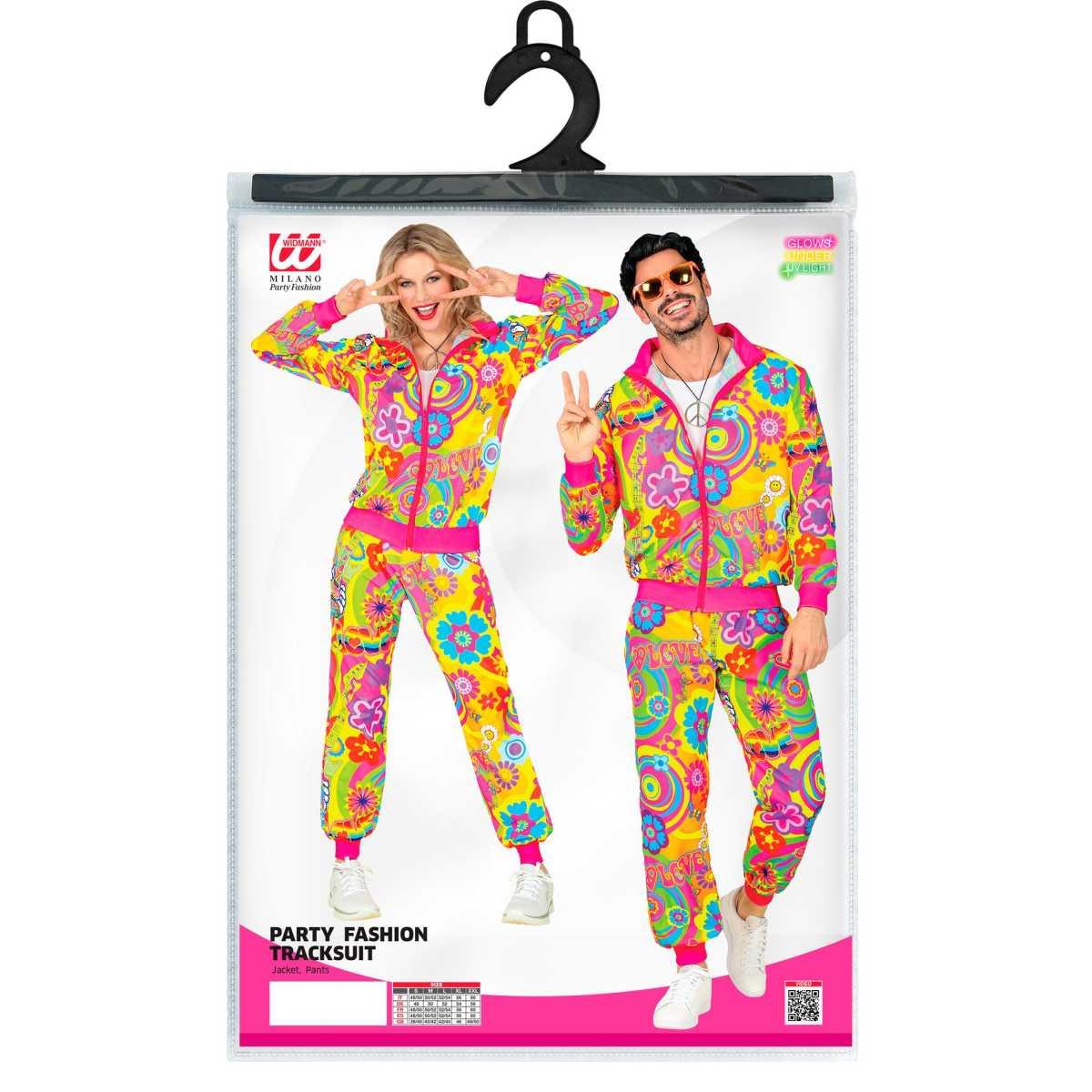 Costume Tuta Anni '80 Hippie |Widmann