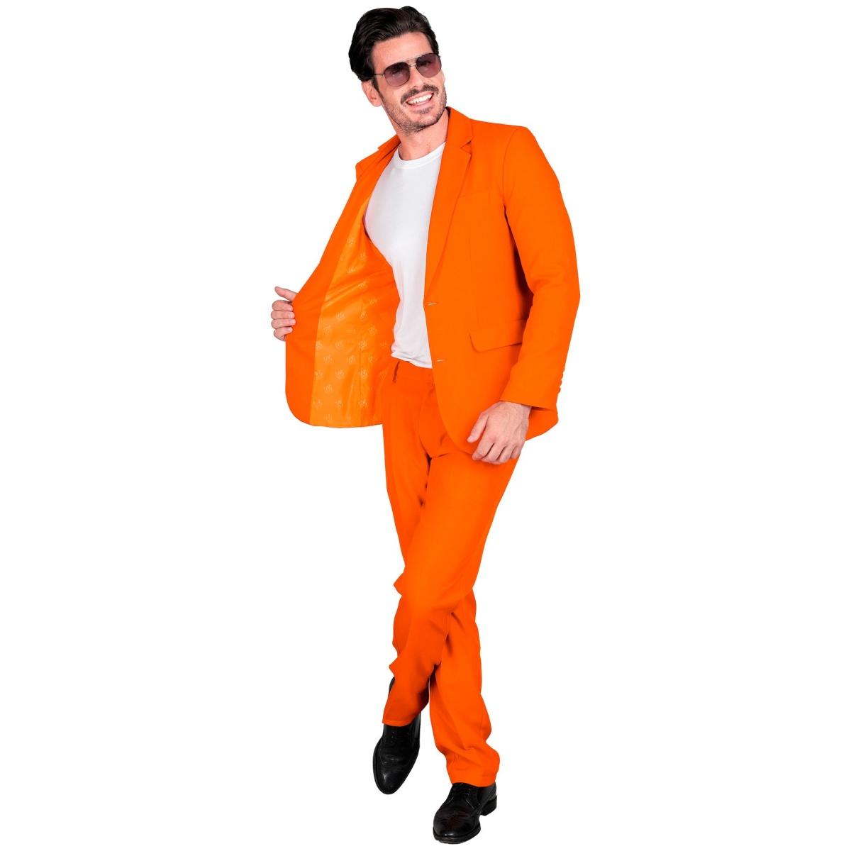 Costume Completo Party Disco Arancione |Widmann