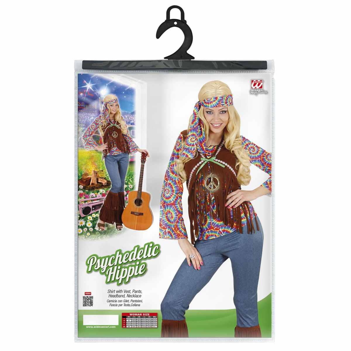 Costume Anni '70/'80 Hippie |Widmann