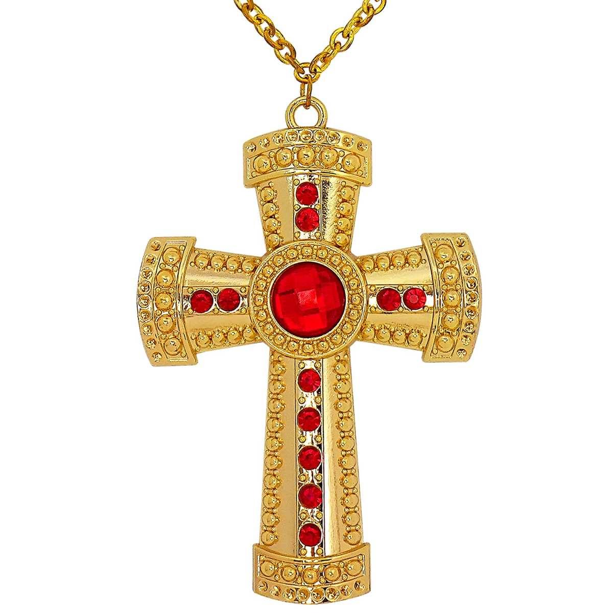 Collana Metallo Oro Con Croce |Widmann