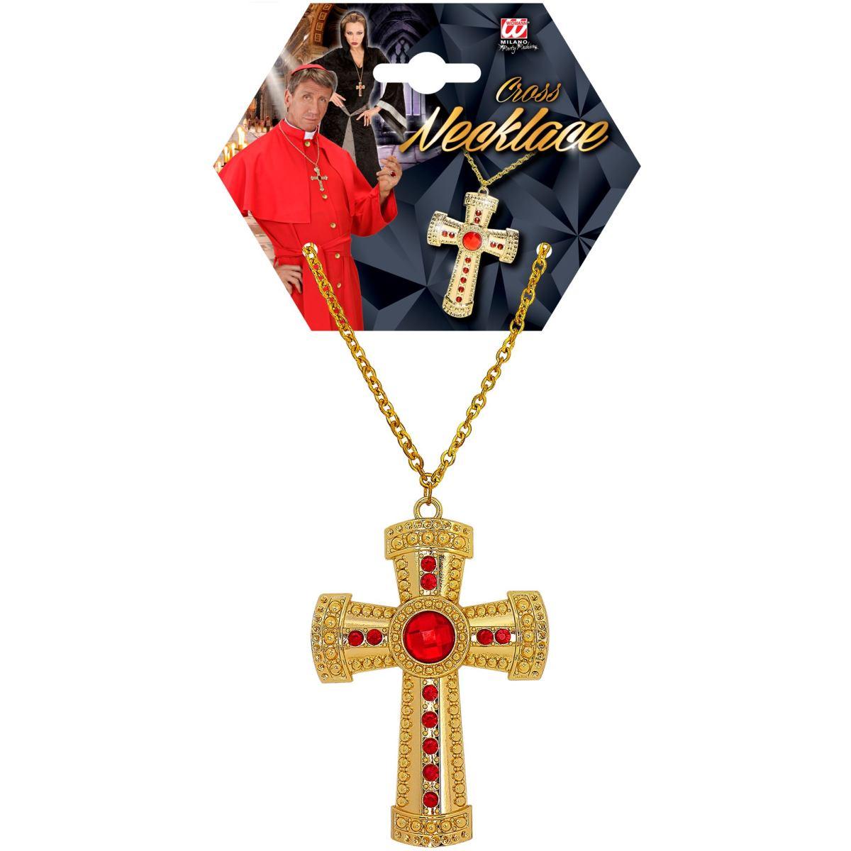 Collana Metallo Oro Con Croce |Widmann