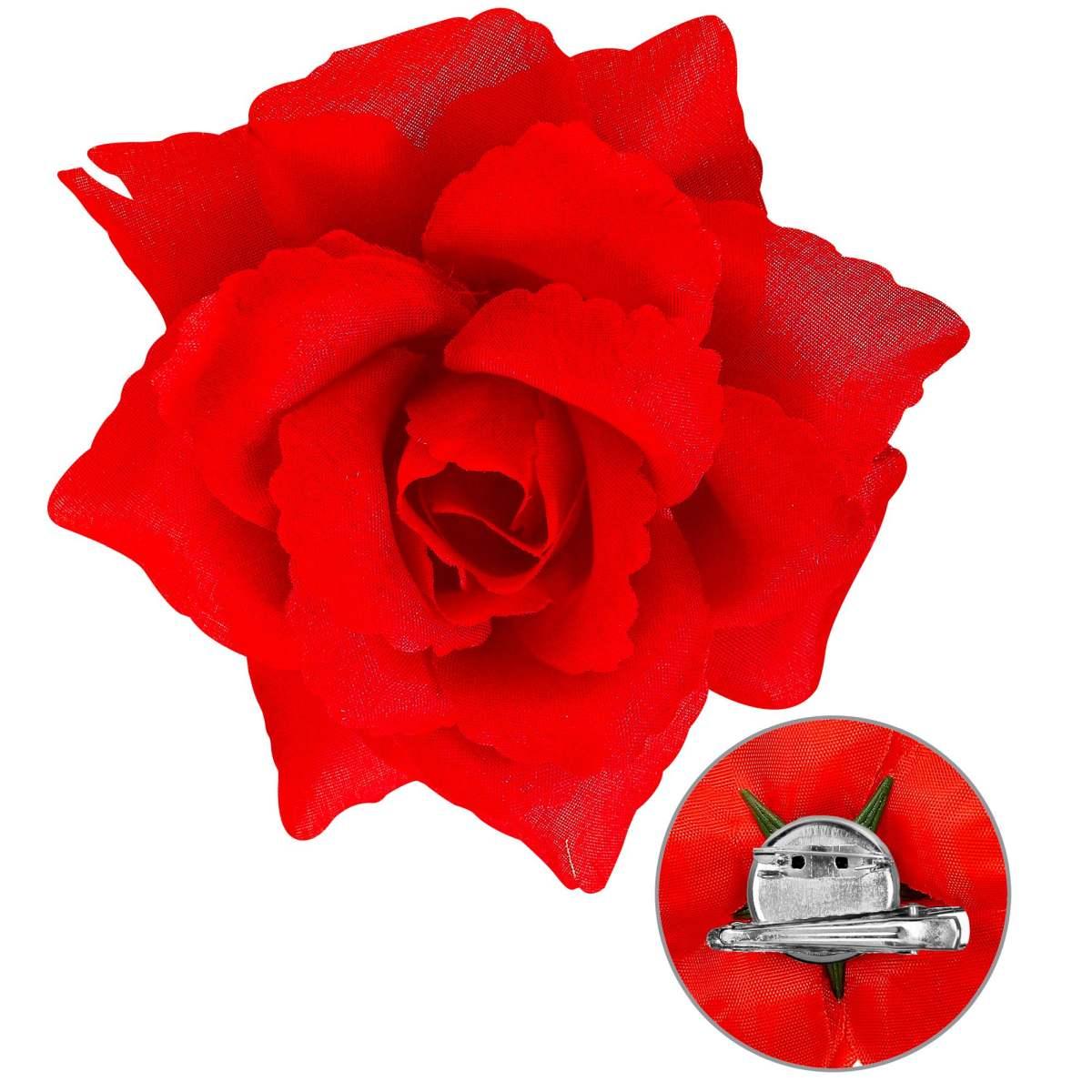 Mollettina Capelli Con Rosa Rossa |Widmann