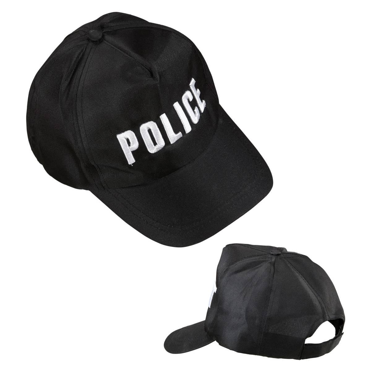 Cappello Poliziotto Nero Con Visiera Regolabile |Widmann
