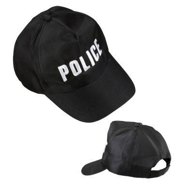 Cappello Poliziotto Nero Con Visiera Regolabile |Widmann