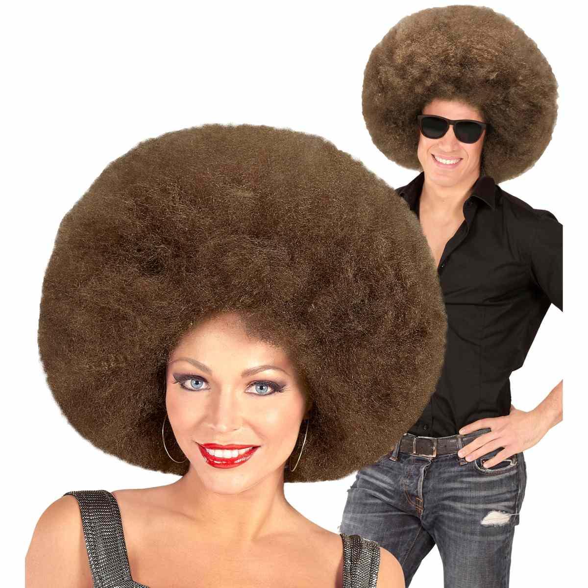 Parrucca Afro Castana |Widmann