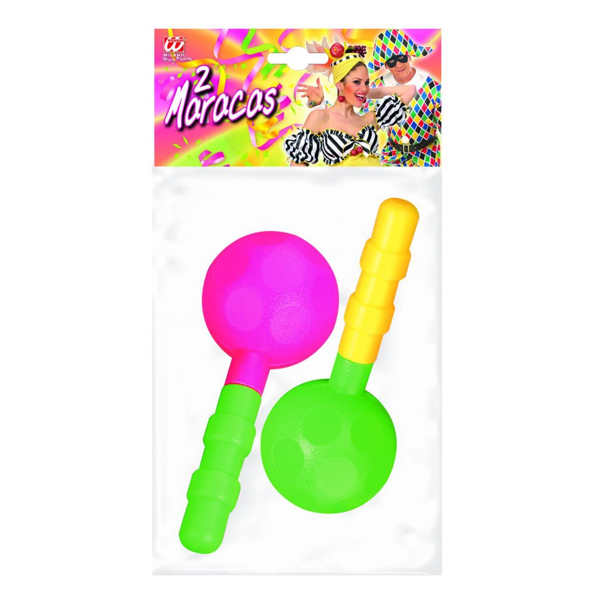 Maracas pvc colorate 2 pz