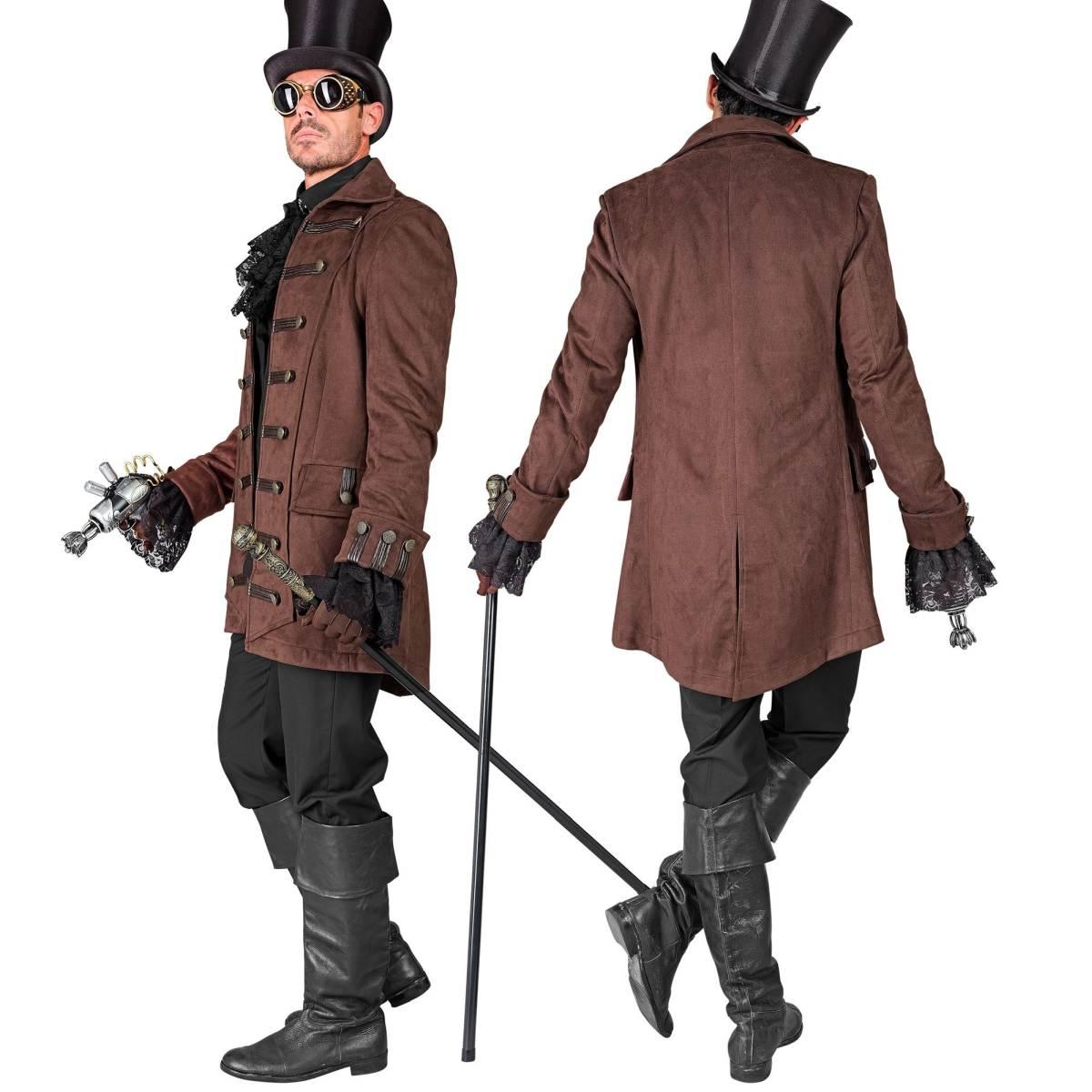 Costume Giacca Pirata Marrone |Widmann