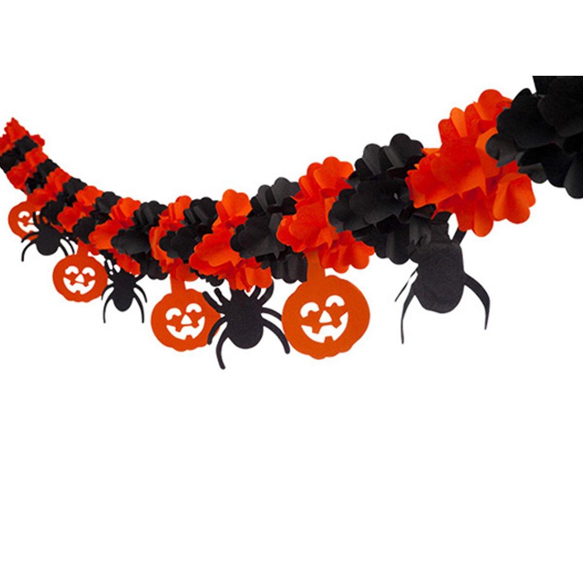 Festone Halloween Zucca Con Ragni Mt.3 |Carnival Toys