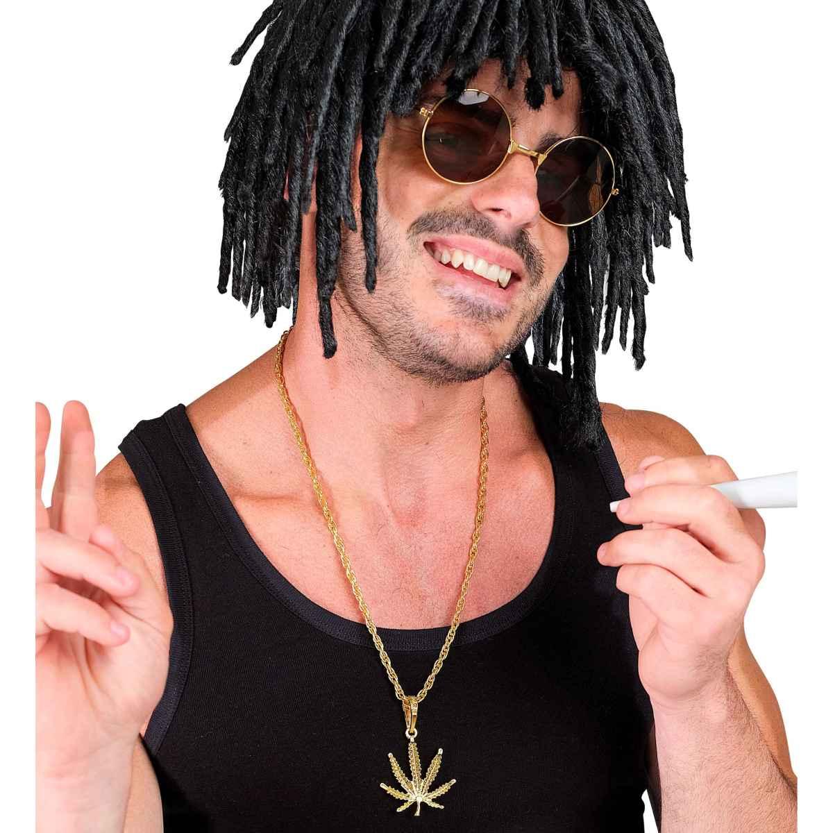 Collana Oro Con Foglia Ganja |Widmann