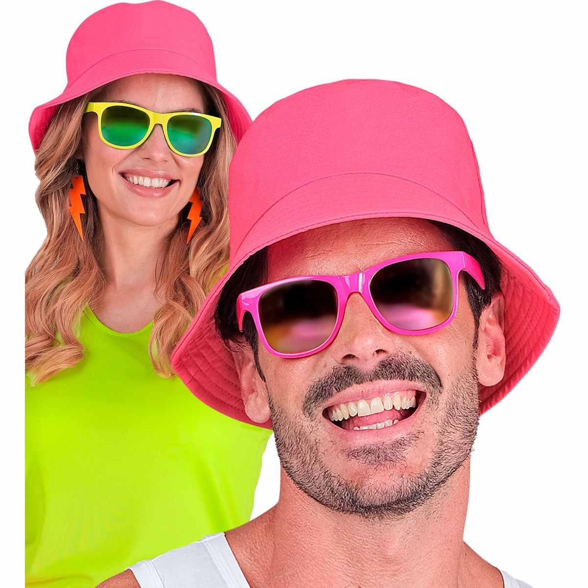 Cappello Pescatore Tessuto Rosa Fluo |Widmann